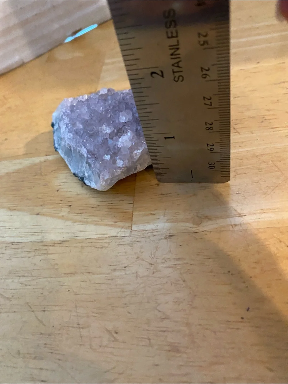 Amethyst Crystal Cluster about 3 x2 x 1 believed to promote mental clarity NWT